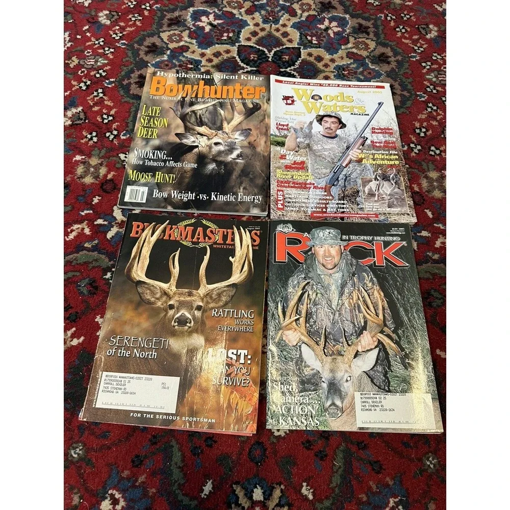 Lot Of 17 Vintage Hunting And Fishing Magazines
